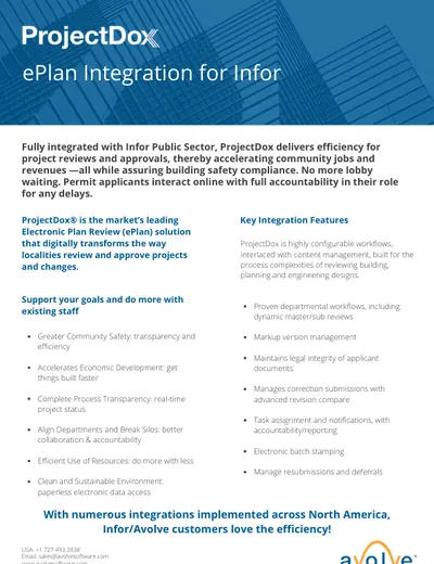 ProjectDox | ProjectDox for Infor